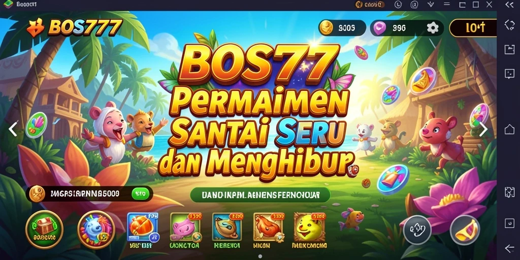 Screenshot utama BOS777 menampilkan gameplay yang seru dan menghibur.