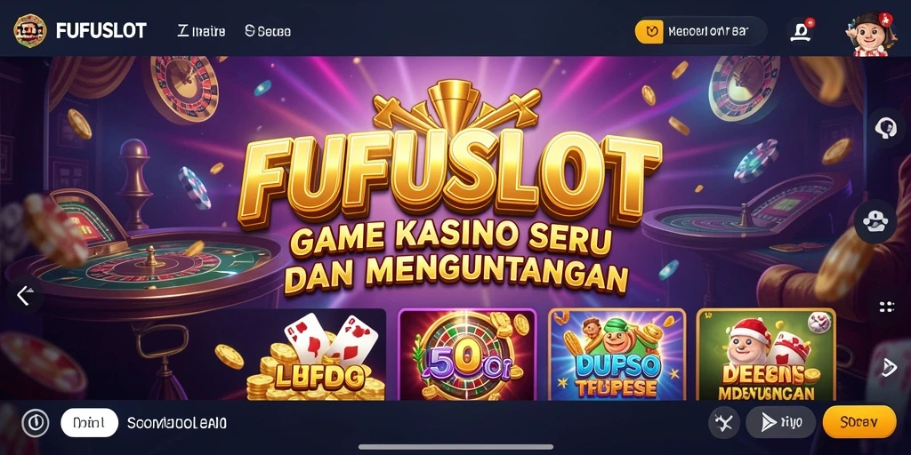 Tampilan menarik dari gameplay FUFUSLOT yang seru.