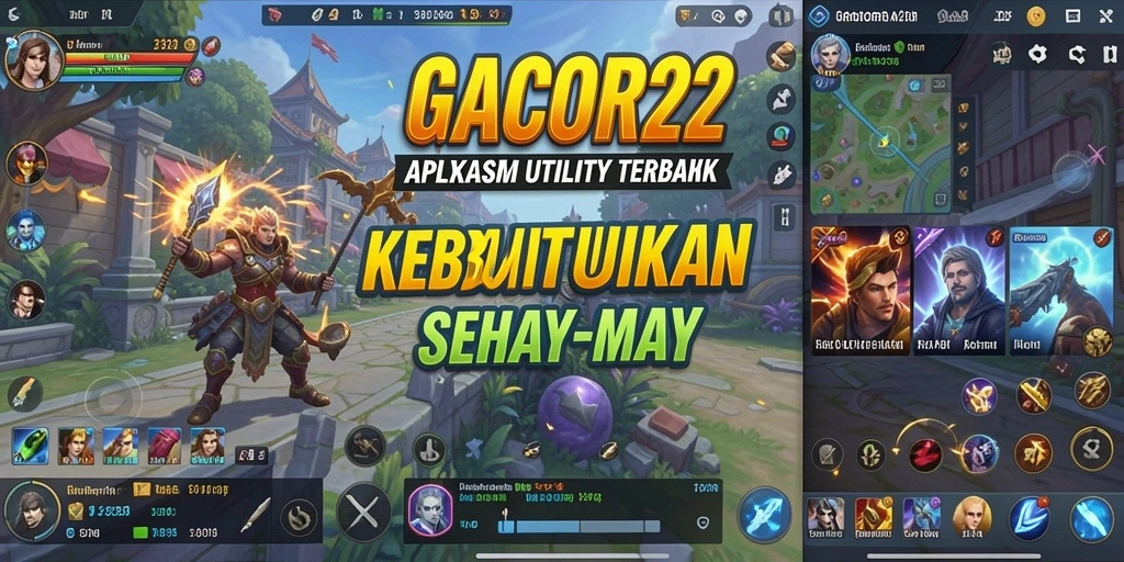 Screenshot utama GACOR22 menampilkan antarmuka aplikasi yang intuitif dan fitur-fitur unggulan.