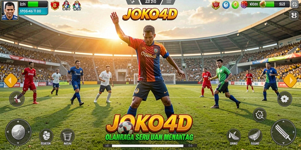 Tampilan gameplay menegangkan dan penuh aksi di JOKO4D.