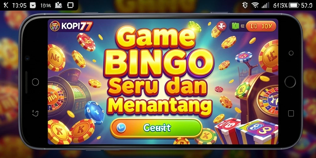 Tampilan gameplay menarik dari KOPI77 dengan tema Bingo yang seru.