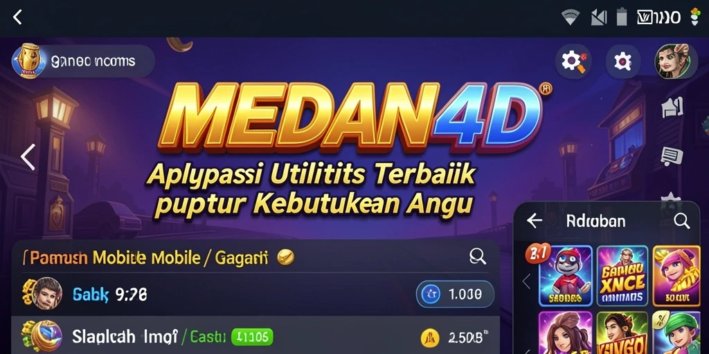 Tampilan antarmuka MEDAN4D yang mudah digunakan dan fungsional.