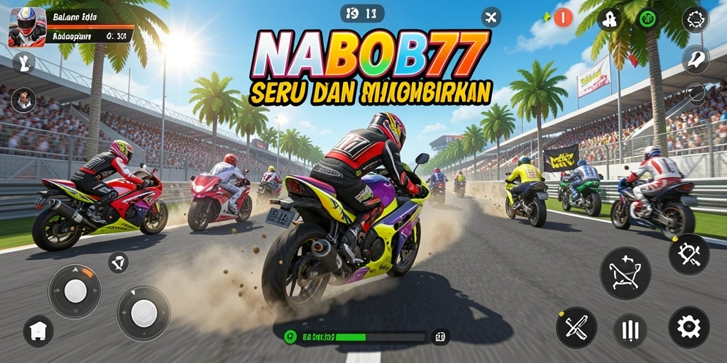 Gameplay menegangkan dengan balapan motor yang spektakuler.