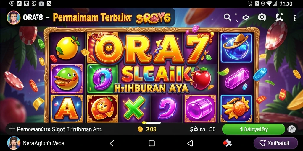 Tampilan gameplay slot ORA78 yang menarik dan menghibur.