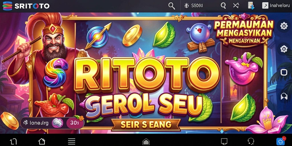 Screenshot SRITOTO menampilkan gameplay seru dan grafis yang menarik.