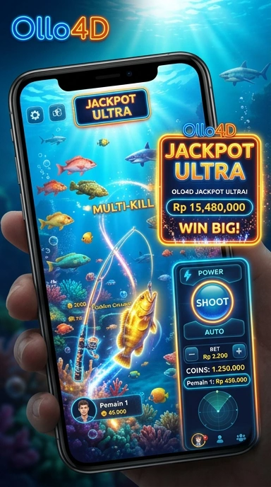 Tampilan aplikasi ollo4d yang menarik dan informatif.